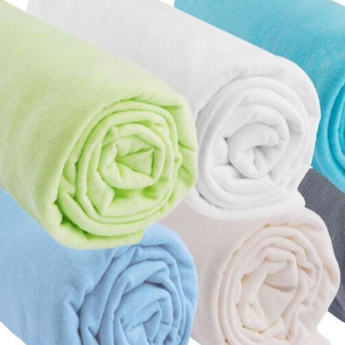 Drap Housse 60x120 Lit Bebe 4BABIES - Lot De 3 Draps Housse 70x140 Cm Pour Bébé - 100% Coton Hypoallergénique, Certifié Oeko-Tex, Fabriqué En Italie - Pois, Rose Et Ivoire Lot 3 Draps Housse Berceau élastique