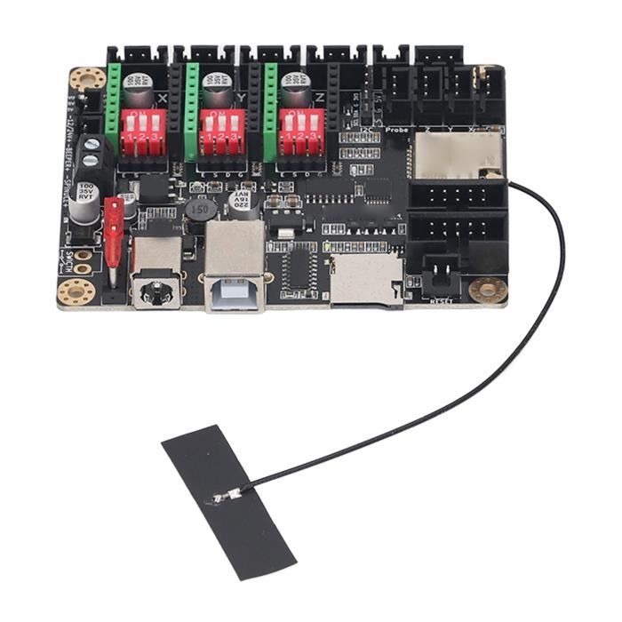 Carte Mère MKS DLC32 V2.1 Pour Machine Gravure Laser - Contrôleur 32 Bits Avec WIFI, écran Tactile, Pilotes A4988