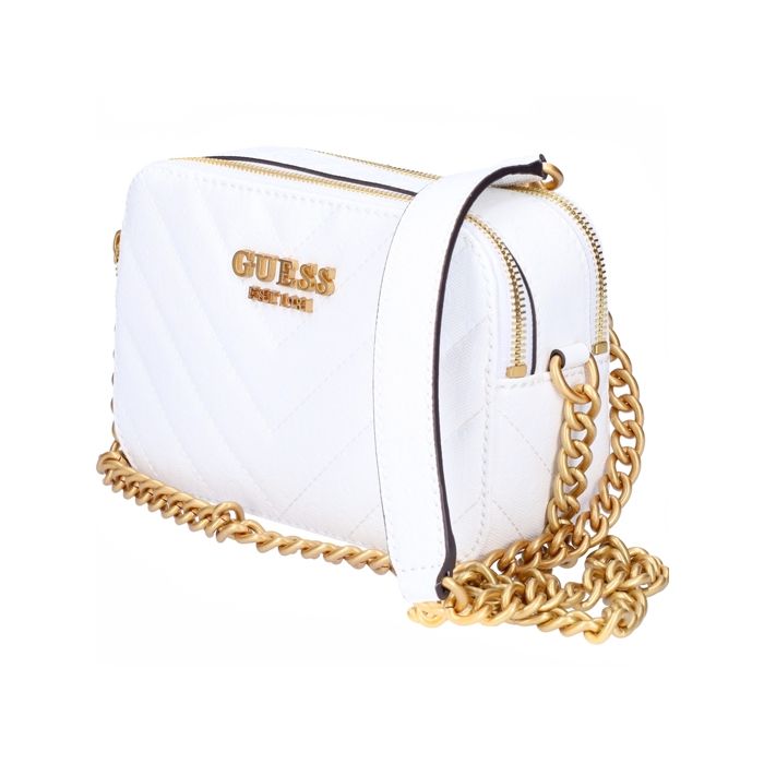 Sac bandouliere Guess Femme Jania Blanc Synthetique Blanc Cdiscount Bagagerie Maroquinerie