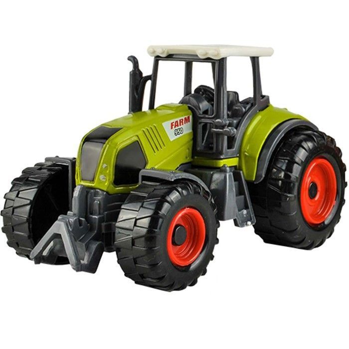 ISO TRADE Coffret 6 Engins Agricoles – Tracteurs, Remorques, Sulphateur – Jouet Dès 3 Ans – Conforme EN71