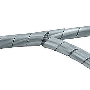 GAINE SPIRALE diam 6mm Cache cable 10 m NOIR -15508