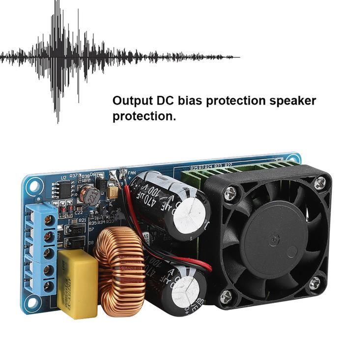 Carte Ampli Puissance TDA7294 UrbanNest - Mono 100W, Dual 10-45V - Pour DIY Audio, Haut-parleur