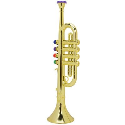 Trompette En Laiton Pour Débutants Et Pros - Instrument à Vent Portable Avec Chiffon - Son Puissant