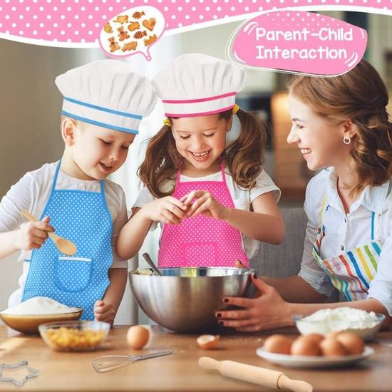 Dreamingbox 11 Pièces Kit Cuisine Enfant, Ustensiles de Cuisine et Costume  de Vêtements de Chef - Cadeaux et Jouets pour Enfants82 - Cdiscount Jeux -  Jouets