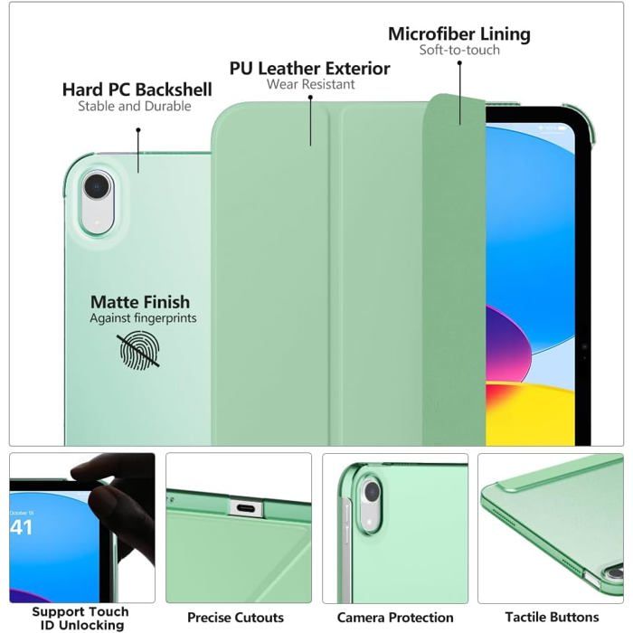 LAMA Toetsenbordhoes voor iPad 11e A16 11 inch 2025, iPad 10e generatie LAMA Toetsenbordhoes voor iPad 11e A16 11 inch 2025, iPad 10e generatie