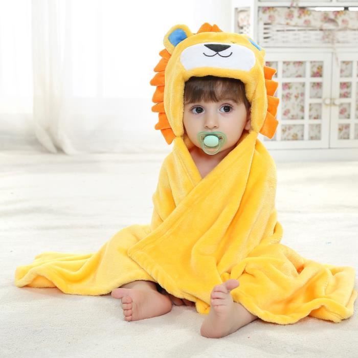Peignoir roi sales lion bebe