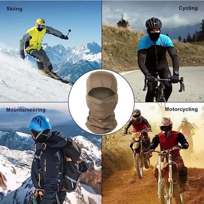 Masque de cagoule pour hommes Anti-UV Sunshading Tactical Light Ski Moto  Running Masque de cyclisme (rose) 