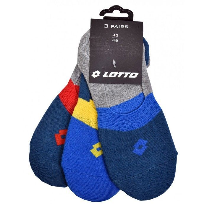 Chaussettes Homme LOTTO - Taille 39/42, Neuves Avec étiquettes, 61% Coton, Moderne