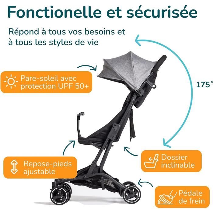 Poussette ultra legere compacte outlet