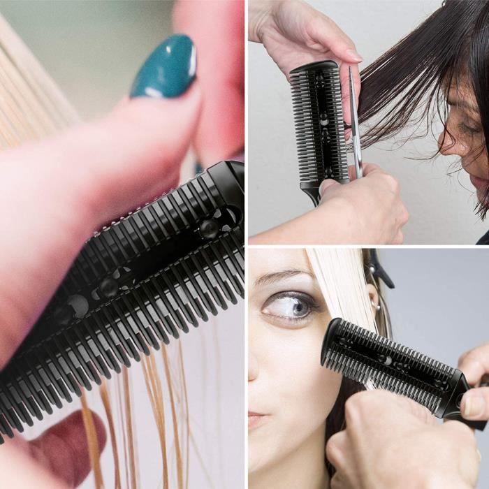 Peigne Coupant Double Face - Pour Coupe Au Rasoir Ou Ciseaux - 17 Cm - Neuf - Coiffure