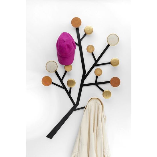 Porte manteau mural motif patère murale bois portemanteau moderne porte manteau enfant coloré 140 - chambre enfant - 105 x 34 cm | Leroy Merlin