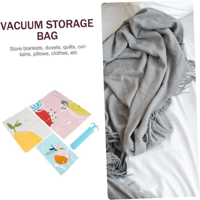 1 Set Combinaison De Compression Sous Vide Couette Sac De Rangement Sous  Vide Sacs D'Emballage Pour Le Voyage Sac De Vêtement Pour L - Cdiscount  Maison