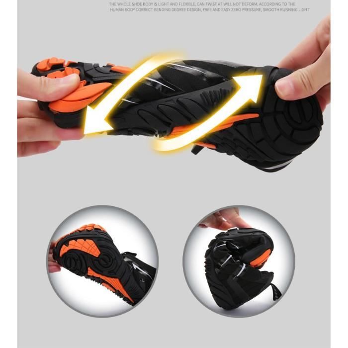 Slip On Baskets Pour Homme - Sans Lacets Baskets Air Cushioned Full Running Sports Randonnée En Plein Air Pied Large Homme Slip On Baskets Chaussures De Sentier D'extérieur Hommes Route Femmes