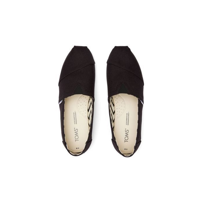 TOMS Alpargata Espadrilles Pour Hommes En Coton 100% Noir Noir