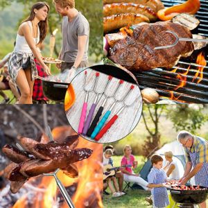 Fourchette fourchette pliable en acier inoxydable randonnée camping cuisinier