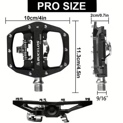 Pédales de vélo Route simple universel Clipless à Adaptateur Plate