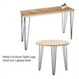 4pcs Pieds De Table En Epingle A Cheveux En Metal Table De Meubles