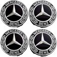 4 pièces Auto Cache moyeux,pour Mercedes Benz Capuchons Centre Roue Badge Accessoires de décoration de Forme [72]-0