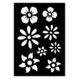 Pochoir Fleurs - Ki Sign - 7x10 cm-0