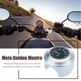 7-8 1 Montre de montage sur guidon de moto Horloge à cadran précis (noir) -ABI-0