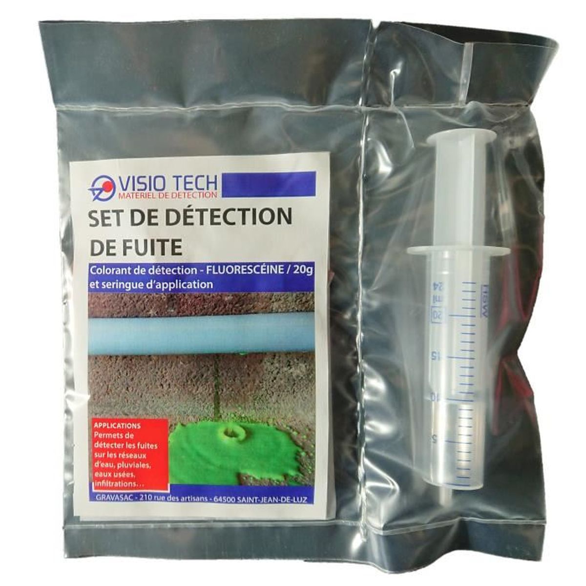Visio Tech Set De Detection De Fuite Achat Vente Entretien Plomberie Visio Tech Set De Detecti Cdiscount