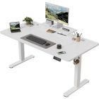 HOMALL Bureau Réglable en Hauteur 160 x 70 cm, Étagères pour Moniteur