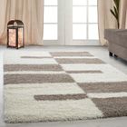 Tapis Shaggy Salon - BRIGITTE - Beige - 120 x 170 cm - 100% Polypropylène - SIMPEX