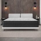 COSMOS Matelas GAMMA 140x190 cm-epaisseur 30 cm-Ferme-7 zones de confort en mousse mémoire adaptative-HR 35 kg-Blue Latex-Face été-hiver