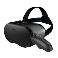 HAPPY-3D VR Lunettes Casque Réalité Virtuelle Écran Géant Réglable Grand Angle Immersif pour 5-7 inch Smartphone Télécommande Y1