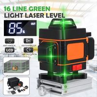 4D Niveau Laser Automatique 16 Lignes + Support + Télécommande + EU Chargeur