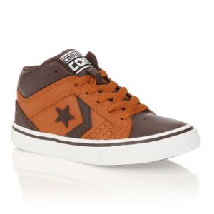 converse orange enfant