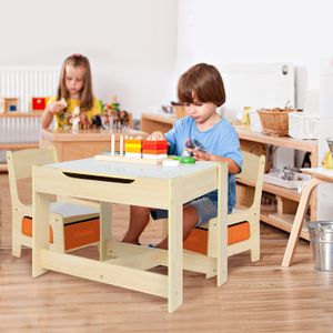 TABLE ET CHAISE Ensemble Table et chaises pour Enfants 3PCS, table