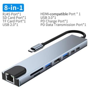 3EN1 ROUGE - Station'accueil pour Nintendo Switch HUB, USB type c vers HDMI  4K, USB 3.0 PD, Macbook Air M1 Pr - Cdiscount Informatique