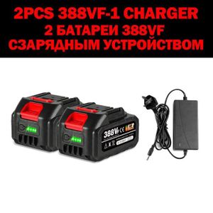 TRONÇONNEUSE 2 Chargeur 388VF-1 - Batterie au lithium aste pour tronçonneuse électrique Makita, Outils électriques, 22500m