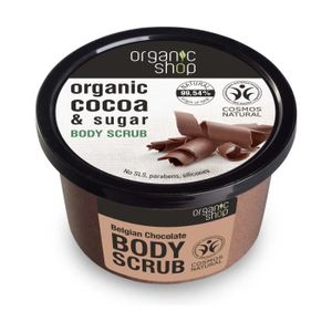 GOMMAGE CORPS Organic Shop+Gommage corporel au chocolat belge 250 ml