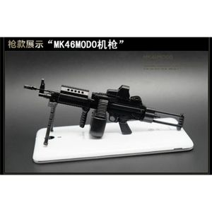 KIT MODELAGE couleur MK46 Pistolet de sous-machine en plastique assemblé, échelle 1:6, MP40, seconde guerre mondiale, modè