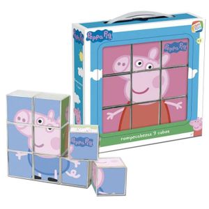 PUZZLE Puzzle Peppa Pig - Cefa Toys - 9 cubes - Rose - Po