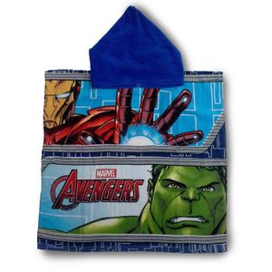 SORTIE DE BAIN Poncho de Bain Avengers - Generique - Captain America Thor Hulk - 100% coton - 55x110 cm