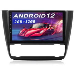 AUTORADIO Junsun Autoradio Android 12 2Go+32Go pour BMW 1 Se
