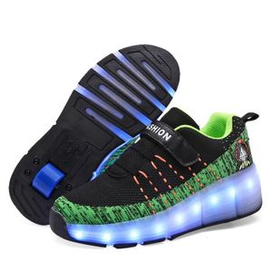 XOMAYI1 Mixte Enfants Chaussures /à roulettes 1Roue/&2 Roues Respirant Patins /à roulettes pour Fille Gar/çon Retractable Basket a Roulette Detachable Creative Gifts