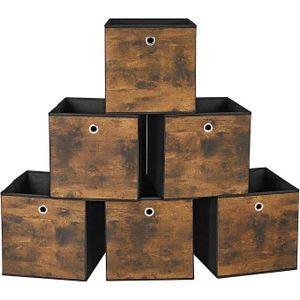 Cube de Rangement Tissu 30 x 30 x 30 cm- Panier Cube de Rangement- Boite de  Rangement Pliable pour Jouets- Vêtement (Lot de 1)[442] - Cdiscount Maison