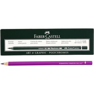 CRAYON DE COULEUR Faber Castell Crayon De Couleur Polychromes Cramoisi[L4654]