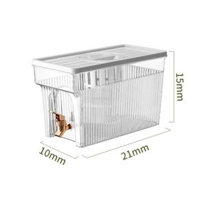 Distributeur D'Eau Froide 4,2L Avec Robinet - Bouteille Réutilisable PETG Pour Réfrigérateur, Camping, Bureau
