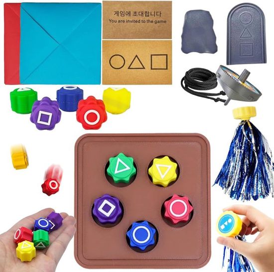 Generico Jeu coréen, Gong GI coréen – Set de galets de pierre de gong gi jack, coordonnée pour coordonnée, écarts pour élever la tradition pour