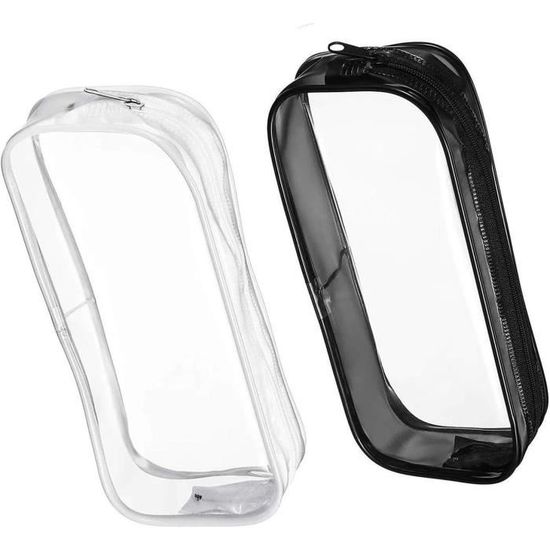 Lot De 6 Trousses À Crayons De Grande Capacité Avec Fermeture Éclair