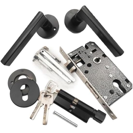 Cadenas à Angle Droit 90° Avec Clé – Verrou De Sécurité Pour Porte, Tiroir, Armoire, Coffre, Fermeture Boucle Solide 6,9 Cm