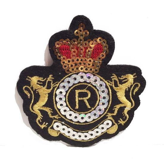 Décoration Vêtements Broderie Écusson Brodé Ours En Fourrure Et Perles - 12x26 Cm - Patch Décoratif à Coudre Sur Vêtements, Sacs