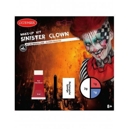 Kit Maquillage Clown Sinistre Adulte Achat Vente Maquillage Cdiscount