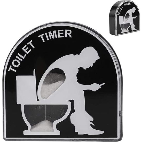 Toilette Sablier Minuteur, Timer Sablier Decoratif 5 Minutes
