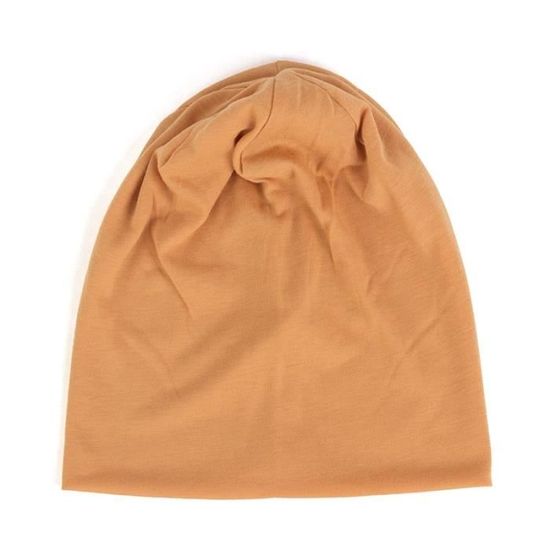 Bonnet de printemps unisexe pour hommes | Bonnet en coton, couleur unie, mode homme, casquettes Turb Ginger yellow